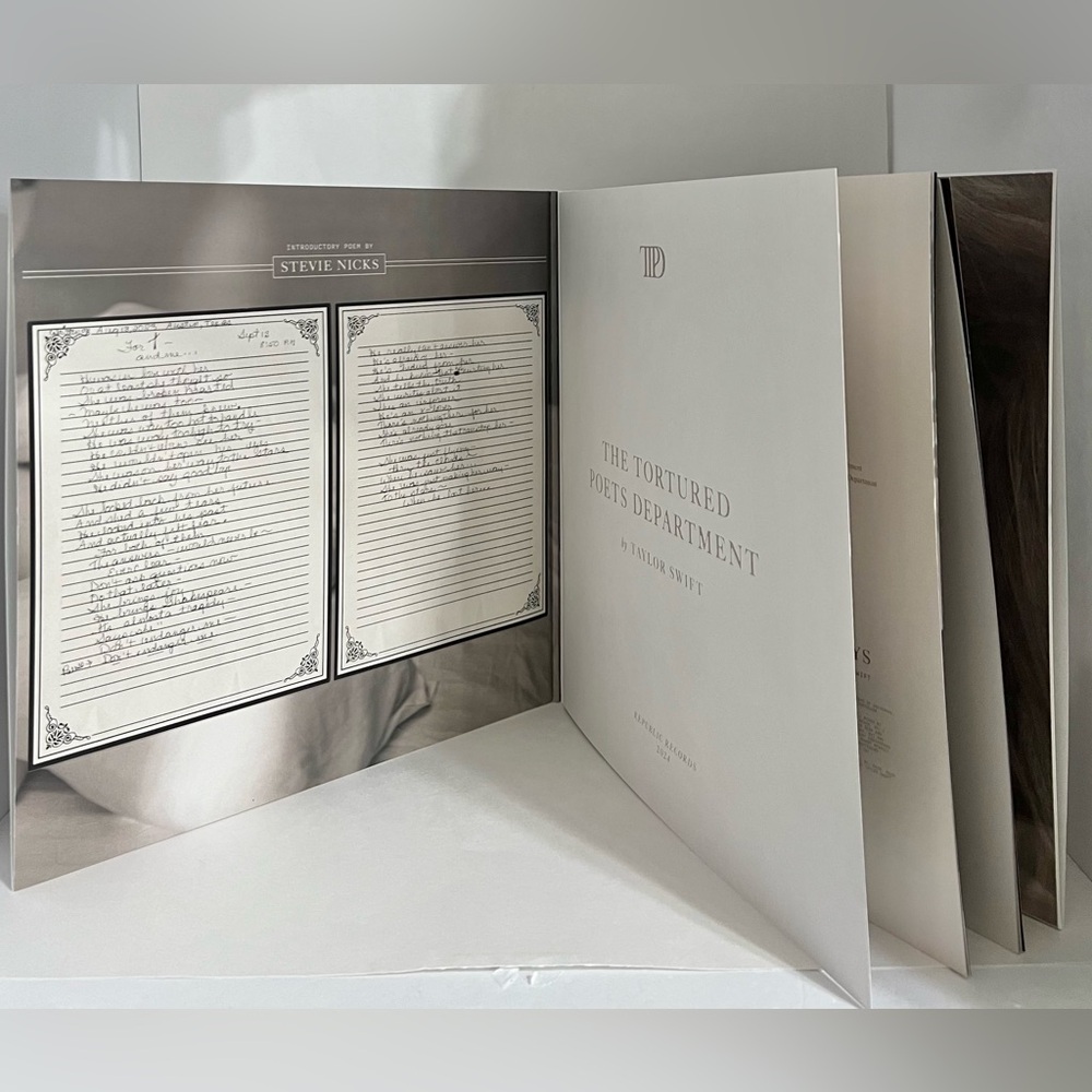 Taylor Swift SIGNED PHOTO INSERT The Tortured Poets Department Vinyl Manuscript - Picture 3 of 9
